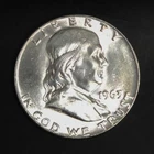 1963-D Franklin Half Dollar BU 90% Silver Brilliant Uncirculated Proof Like Coin