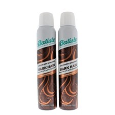 Batiste Dry Shampoo Color Dark Hair 200ml 120g 2 Pack Instant Hair Refresh