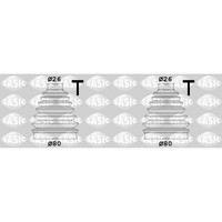 2X Sasic Achsmanschetten Satz Radseitig Passend FüR Renault Captur Clio Fluence