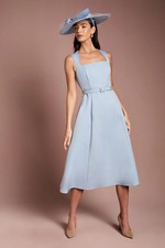 Coast Light Blue Midi Dress Womens Occasion Dresses