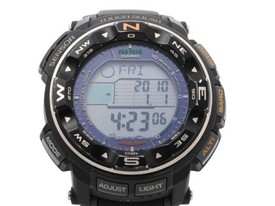 CASIO Pro Trek PRG2501 Black Digital Dial Resin Stainless Steel Men's Digital