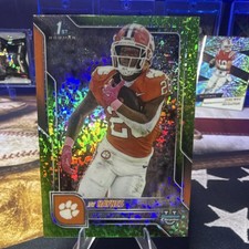 Topps Bowman Chrome University 3 card lot Clemson Tigers Haynes Vizzina Parker