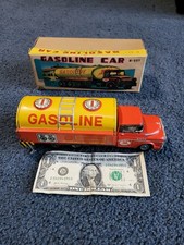 Vtg Mitsuhashi Japan Friction Gasoline Tanker Truck Standard Oil Pegasus W/box