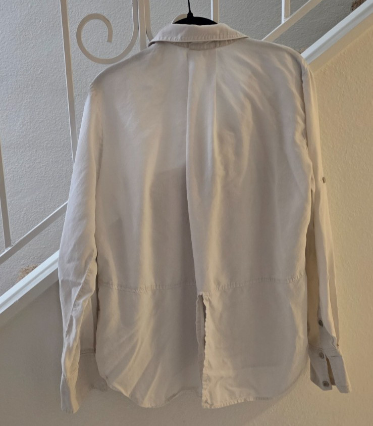 Cloth & Stone Split Back Button Down Linen Shirt … - image 3