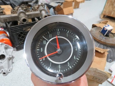 1964 C2 Corvette Clock---Original GM Prof Restored--Factory Movement---NCRS!