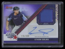 2024 Bowman's Best All-Star Purple Refractor Ethan Salas RC Jersey Auto 115/250