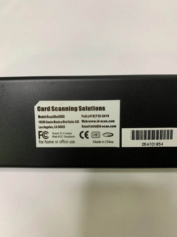 SCANSHELL 800 ID SCANNER CARD SCANNING SOLUTIONS - Image 4 of 4