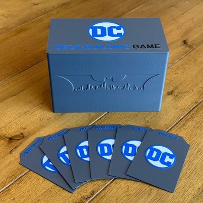 DC Deck Building Game Travel Box:  65% smaller than original box! 3D Printed