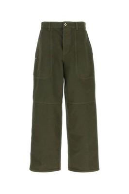 LOEWE Khaki Cotton Cargo Pants New & Authentic