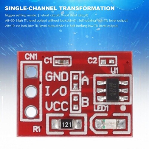 Modular Touch Button SelfLocking Capacitive Switch 50pcs Ttp223 Compact Size - Photo 6/9