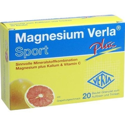MAGNESIUM VERLA plus Granulat, 20 St PZN 01007889