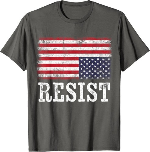 United States Usa Upside Down American Flag Resist Unisex T-Shirt