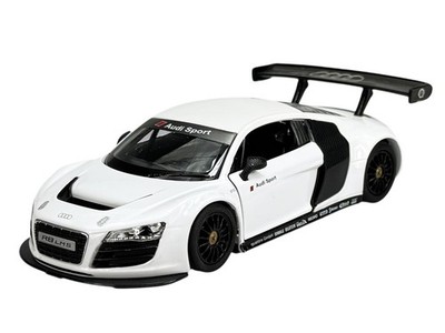 RASTAR AUDI R8 LMS WEISS 1:24 DIE CAST METAL MODEL NEU IM KASTEN 56100