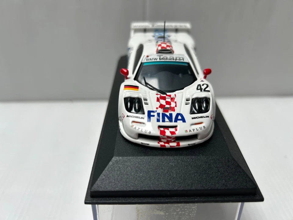 MINICHAMPS LM McLaren F1 GTR #42 Team BMW 24h Le Mans 1997 1/43 Voiture - Photo 3/4