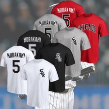 HOT Welcome Munetaka 5 Murakami to Chicago Name  Number Players Gift Fan