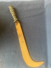 Antica Roncola Lama Curva in Ferro 45 cm Vintage ottime condizioni