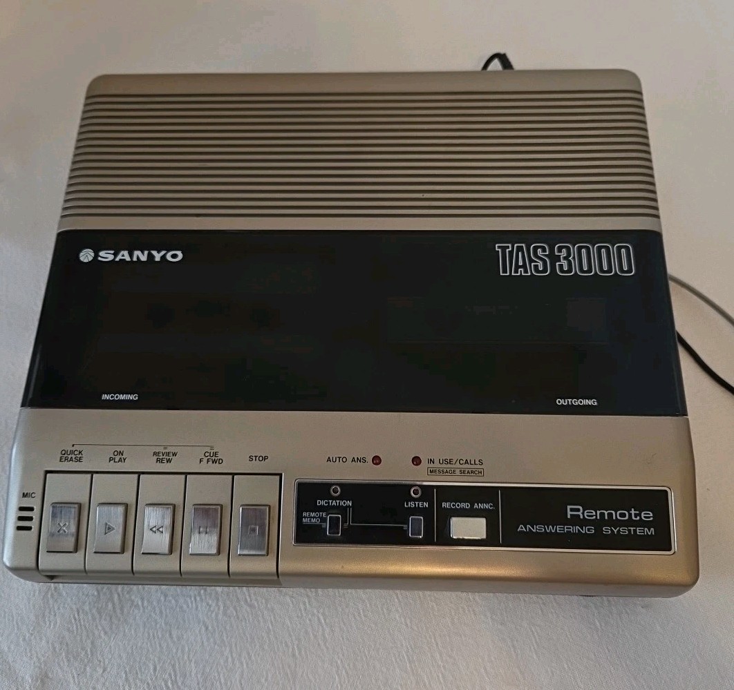 Vintage SANYO TAS 3000 Remote Answering System for sale online | eBay