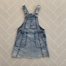 ZARA Denim Overall Dress girl's size 9