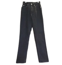 VTG Guess Jeans Mens 28x34 Black Straight Leg Made In USA 90s