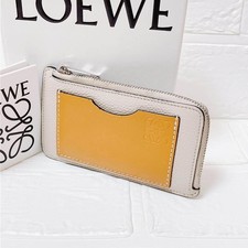 LOEWE Leather Anagram Fragment Case Coin ON385