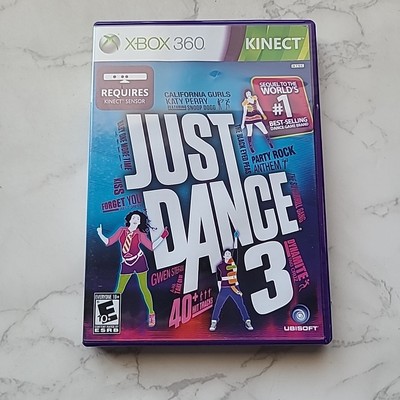 Just Dance 3 Microsoft Xbox 360 Kinect Complete With Manual CIB 2011 EXCELLENT