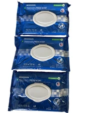 THREE (3) PACKS OF 48 EACH MCKESSON ADULT WASHCLOTHS, NEW w/ FREE SHIPPING!