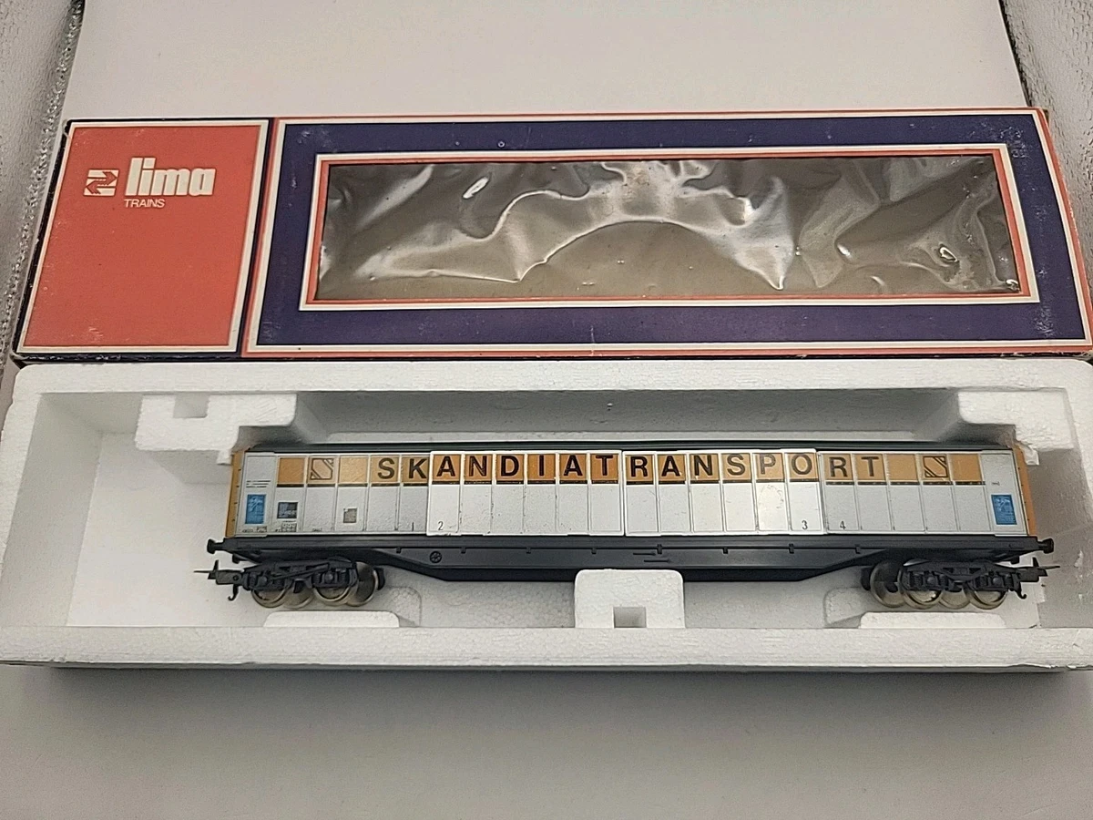 Trenino Lima anni 70 confezione completa più un vagone extra