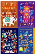 Elif Shafak Collection 4 Books Set The Island of Missing Trees,Bastard of Istanb