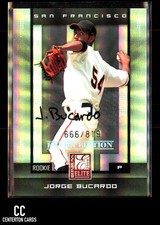 2008 Donruss Elite Extra Edition #133 Jorge Bucardo Auto San Francisco Giants