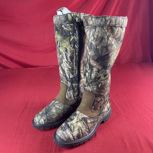 ROCKY LOW COUNTRY 16" WATERPROOF SIDE-ZIP SNAKE BOOTS RKS0232 RWP Camo (Sz. 9W)