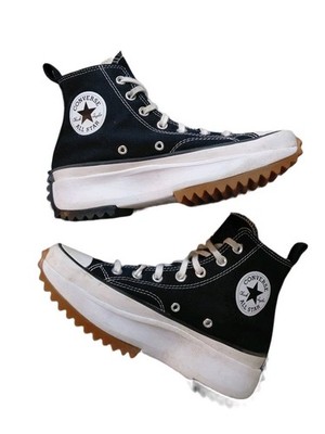 Converse Run Star Hike Blue Platform High Top Sneakers Size 7.5