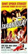 TARANTULA! (1955) - HUGE - 41"x79" classic sci-fi movie poster deeply restored!!