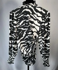 Isabel Marant Crepe De Chine Stretch Fantine Blouse Top Smocked Ruched 34 US 0-2