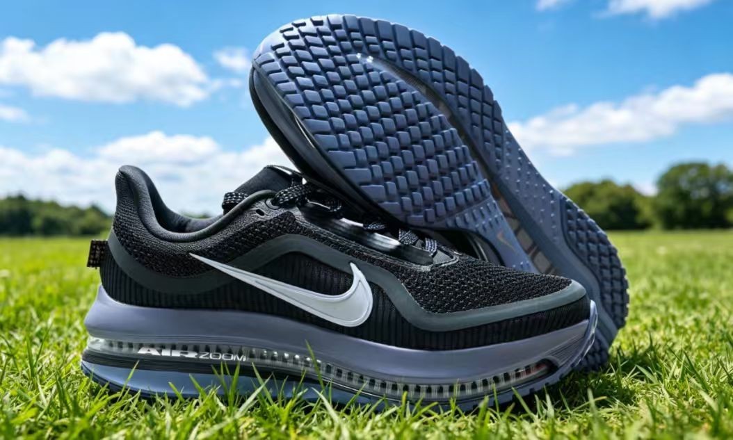 New Nike Air Zoom Pegasus Premium Men's Black Grey Casual Ru