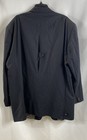 Sergio Valentino Men's Black Pinstripe Super 150s Wool Blazer Jacket Sz 50L — photo 2