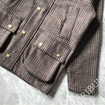 Barbour BEDALE CLASSIC TWEED Glen Check Jacket Blouson Coat Men
