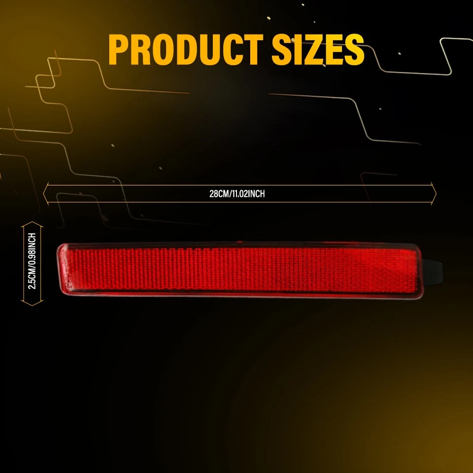 Reflector de parachoques trasero derecho y derecho para Cadillac SRX Chevy Traverse GMC Acadia 2-10X Foto 4 de 4