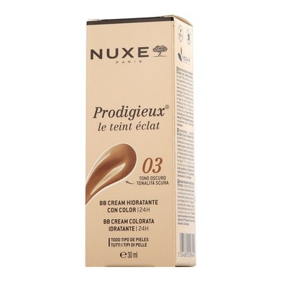 Nuxe Prodigieux Le Teint Éclat BB Crème Teintée Hydratante 24H 03 Dark 30ml