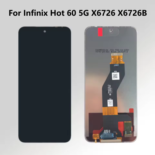 For Infinix Hot 60 5G X6726 X6726B LCD Display Touch Screen
