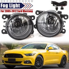 Bumper Clear Lens Fog Lights Driving Lamps W Wiring For 2005-2017 Ford Mustang