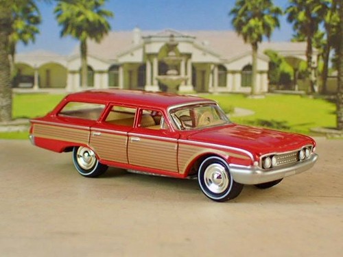 Classic 1960 Ford Country Squire 292ci V8 Station Wagon 1/64 Scale Limited Edt F - 第 2/5 張圖片