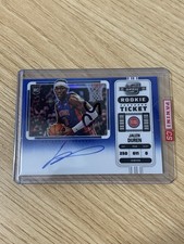 2022-23 Panini Contenders Optic Jalen Duren RC Variation Ticket Auto Blue /49
