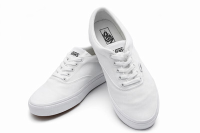Vans Classic All White Canvas Low-Top Sneakers | Clean Minimal Skate Shoes | Men