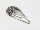 Vintage S.Kirk & Son Sterling Silver 3 Repousse Rose Clip Bookmark #9 - 9.8g -M