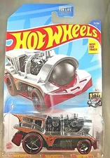2022 Hot Wheels #31 HW Metro 5/10 LOCO MOTORIN Chrome-Maroon w/Black OH5 Spokes