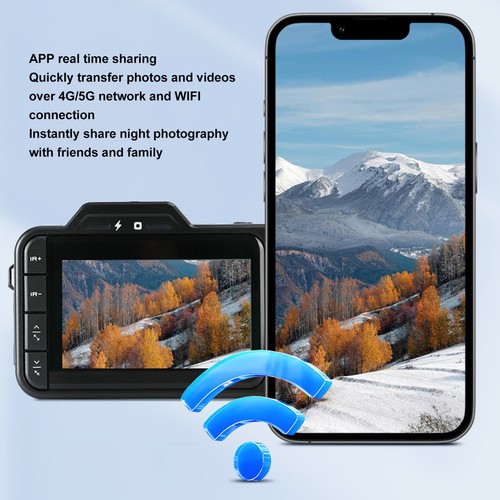5K 50MP Digital Camera 4.0 Inch Screen 50x Digital Zoom 4800mAh 5G WiFi Infr KBY - Bild 5 von 24