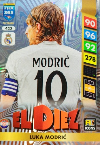 Panini Adrenalyn XL FIFA 365 2025 EL DIEZ 423 LUKA MODRIC REAL MADRYT