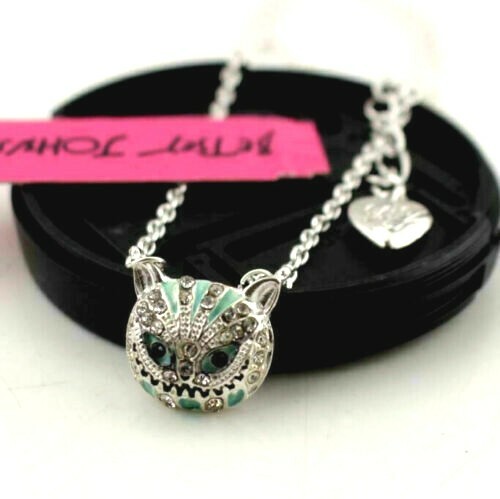 Alice in Wonderland CHESHIRE CAT Rhinestone Betsey Johnson Kitty Alice in Wonderland CHESHIRE CAT Rhinestone Betsey Johnson Kitty