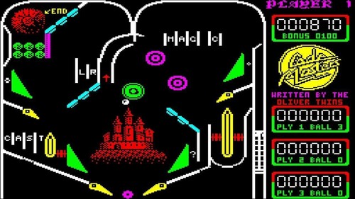 Sinclair ZX Spectrum 48K Game - ADVANCED PINBALL SIMULATOR - Codemasters -Tested - Picture 2 of 2