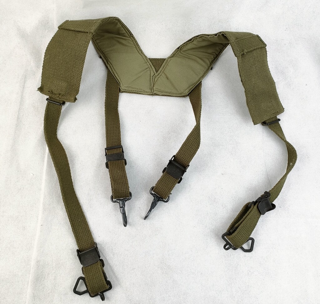 VIETNAM WAR US ARMY M1956 COMBAT FIELD EQUIPMENT SUSPENDERS